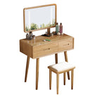 Wooden Dressing Table with Mirror