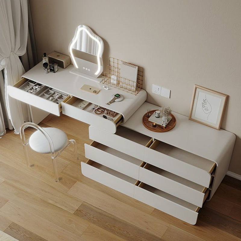 White Dressing Table with Mirror